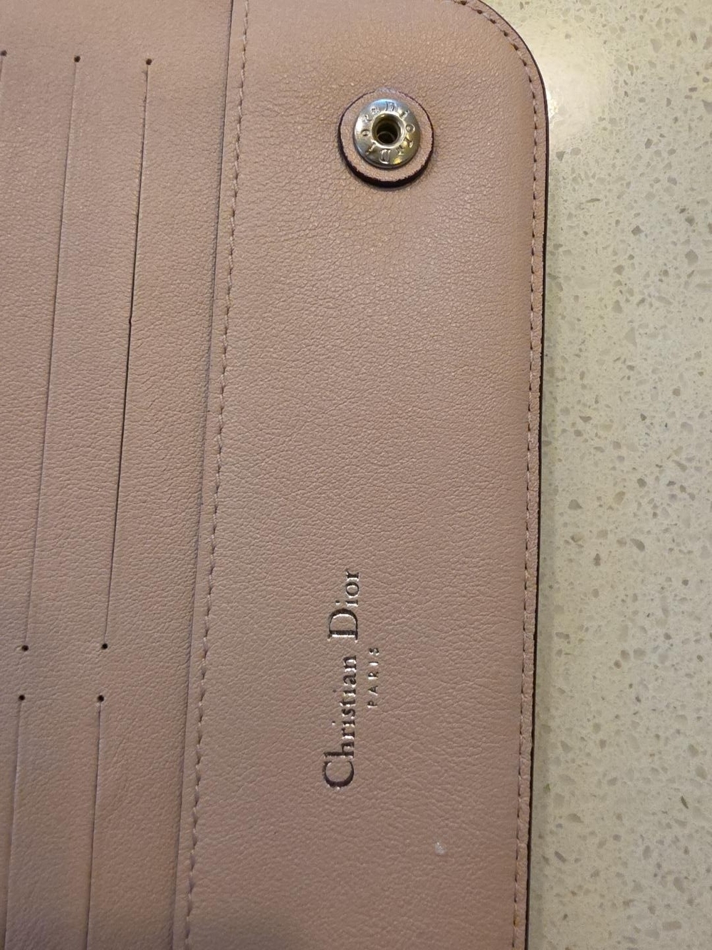 Dior Womans Leather Wallet - Mauve Excellent Condition! - Picture 6 of 8